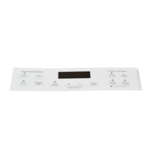 GE Faceplate Graphics (Wh) - WB07X26652