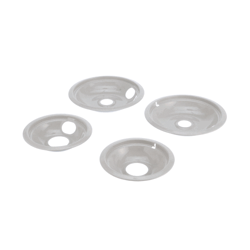 Whirlpool Grey Drip Bowl Set, 2-6-Inches - W10291024
