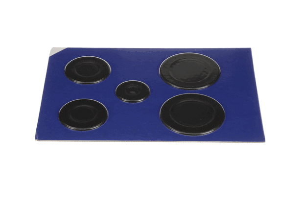 Whirlpool Cooktop Burner Cap Set (Black) - W10832694