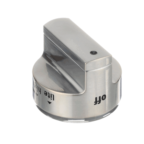 Whirlpool Range Surface Burner Knob (Stainless) - W11101439