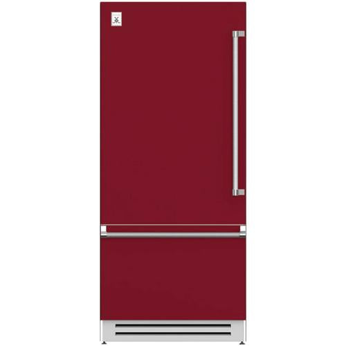 Hestan KRBL36BG Refrigerator, Bottom Mount, Bottom Compressor, Left Hinged,
