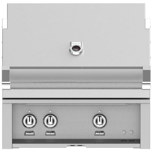 Hestan GMBR30NG Grill, Built-In, (1) Trellis, (1) Sear, Rotisserie, 30-Inch