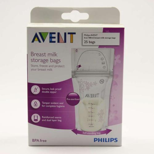 Avent 25 Ct Breast Milk Storage Bags - SCF603/25