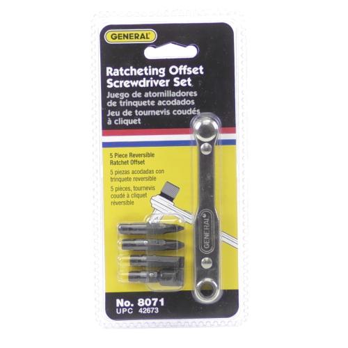 Tools 5 Piece Assorted Offset Screwd - 26298