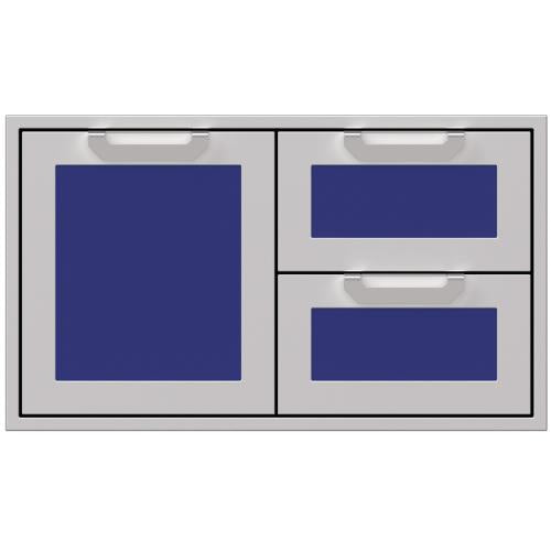 Hestan AGSDR42BU Double Drawer And Storage Door Combination, Marquise, 42-Inc