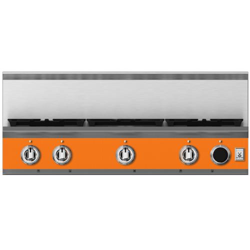 Hestan KRTS365LPOR Rangetop, Smart, 5 Burner, 36-Inch - Lp - Orange