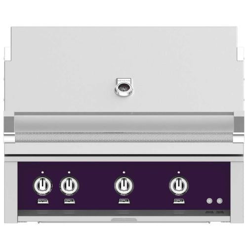 Hestan GMBR36NGPP Grill, Built-In, (2) Trellis, (1) Sear, Rotisserie, 36-Inch