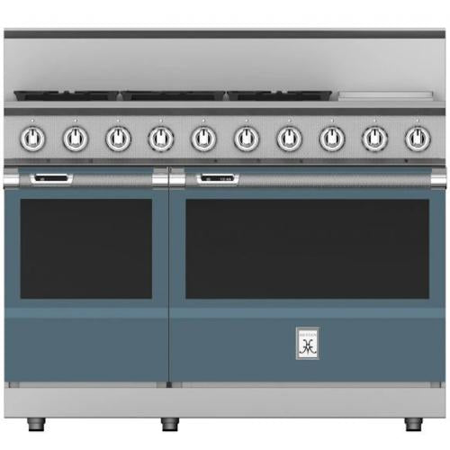 Hestan KRD485GDNGGG Range, 5 Burner With 12-Inch Griddle, Dual Fuel, 48-Inch -Ng