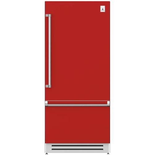 Hestan KRBL36RD Refrigerator, Bottom Mount, Bottom Compressor, Left Hinged,