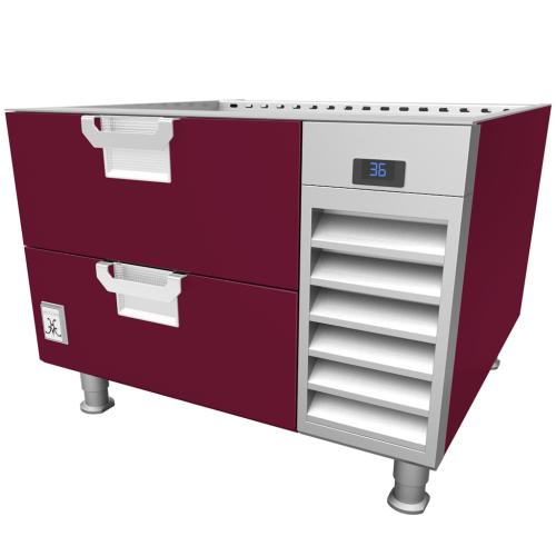 Hestan HRBRC36BG Refrigerated Base, Cold Rail, 36-Inch , Remote, Assembly, Bu