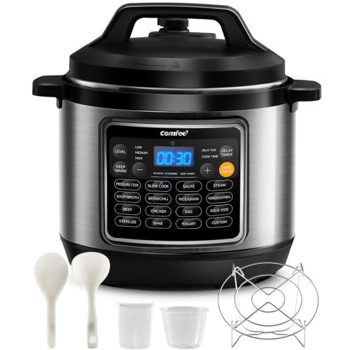 Midea CPC80116MBMS Comfee 16 In 1 Electric Pressure Cooker