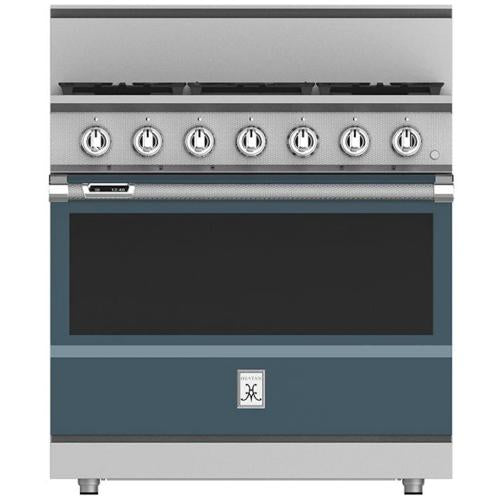 Hestan KRDS365NGGG Range, Smart, 5 Burner, Dual Fuel, 36-Inch - Ng - Dark Gray