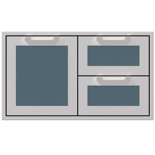 Hestan AGSDR36GG Double Drawer And Storage Door Combination, Marquise, 36-Inc