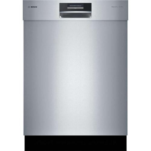 Bosch SHE8PT55UC/01 Benchmark Series 24" Dishwasher, Recessed Handle - Stainless Steel