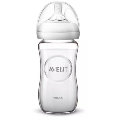 Avent Natural Glass Baby Bottle, 8Oz - SCF703/17