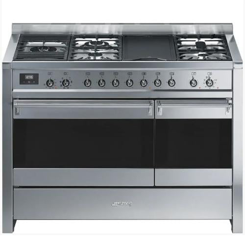 Smeg A3XU7 Dual Fuel Double Ovens Ranges 48-Inch