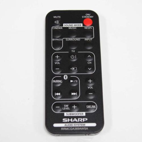 Sharp Remote Control - RRMCGA369AW02