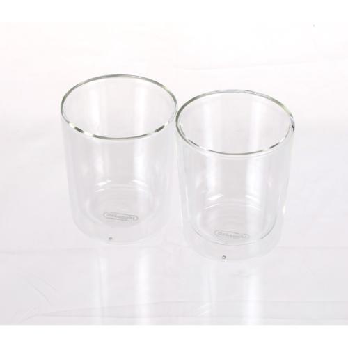 Delonghi Espresso Machine 2 X 400Ml Cold Drink Glasses - AS00001402