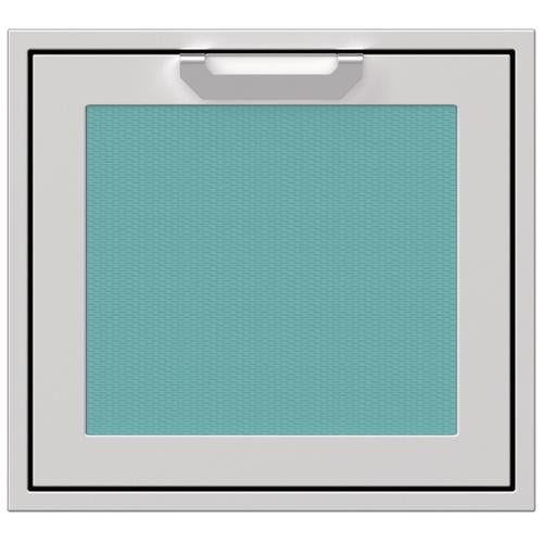Hestan AGADL24TQ Single Access Door, Hinge Left, Marquise, 24-Inch - Turquois