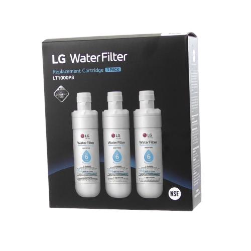 LG Refrigerator Water Filter 3 Pack - ADQ74793510