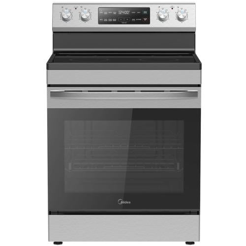 Midea MER30S2AST 30-Inch Electric Range With Steam Clean (Stainless)