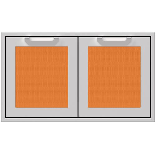 Hestan AGSD36OR Double Storage Doors, Marquise, 36-Inch , Orange