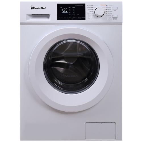 Magic Chef MCSFLW27W 24-Inch 2.7 Cu. Ft. Front Load Compact Wahser White