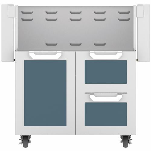 Hestan GCR30GG Double Drawer And Door Cart, 30-Inch - Dark Gray