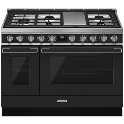Smeg CPF48UGMAN Dual Fuel Double Ovens Range 48-Inch