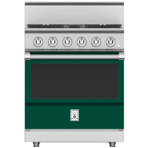 Hestan KRG304NGGR Range, 4 Burner, All Gas, 30-Inch -Ng-Green