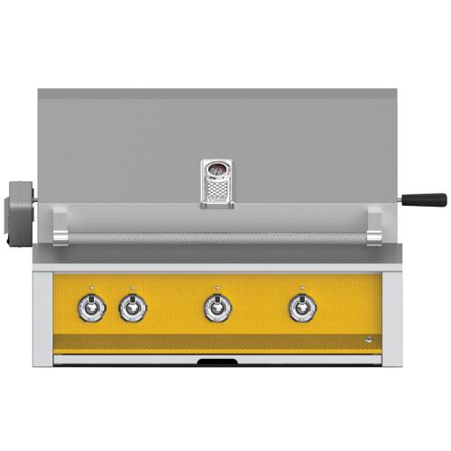 Hestan EMBR36LPYW Grill, Aspire, Built-In, (2) U-Burner, (1) Sear, Rotisserie,