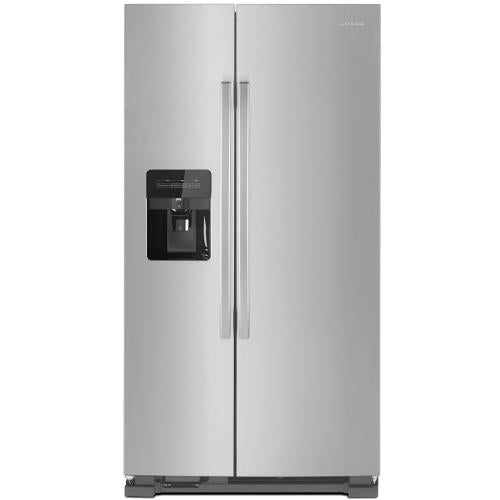 Amana Commerical ASI2575GRS08 Side-By-Side Refrigerator W/Ext. Ice & Water Dispenser