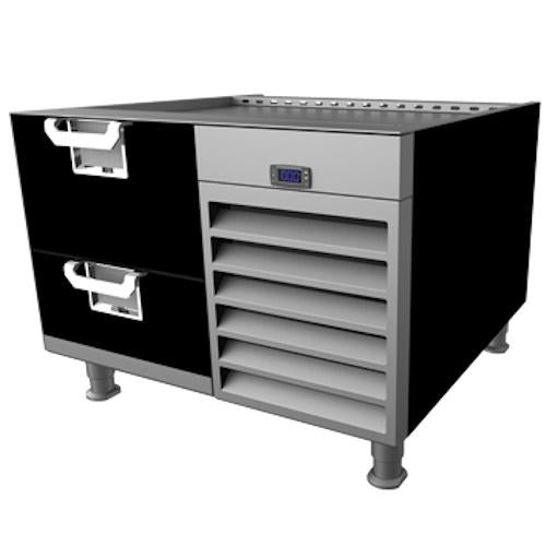 Hestan HFBS48BK Freezer Base, 48-Inch , Self-Contained, Assembly, Black