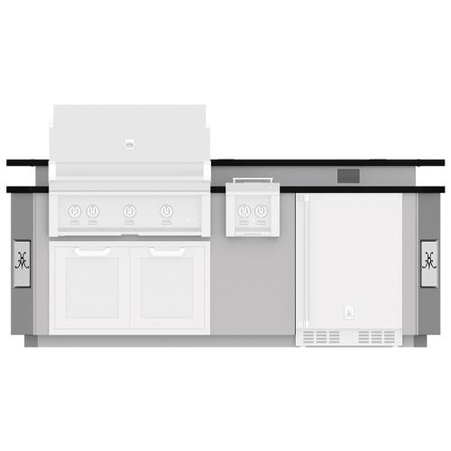 Hestan GESB08 Grill, Outdoor Living Suite, Bar, 8 Foot