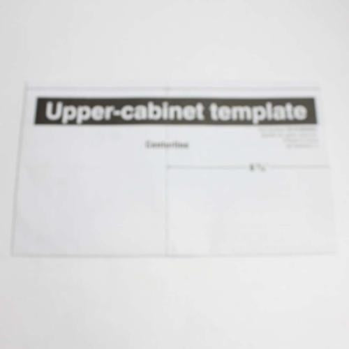 Whirlpool Microwave Installation Template - W10190018