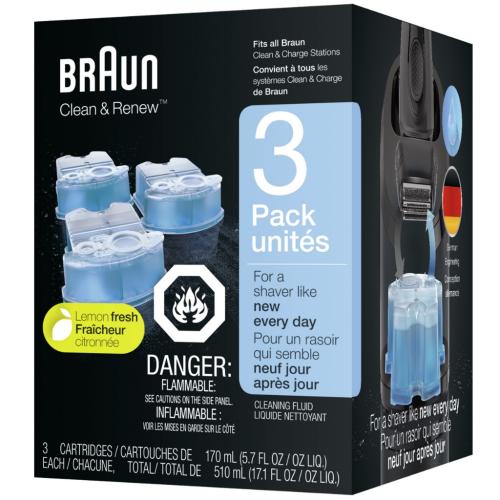 Braun Refill Ccr3 3Pk Clean Ctr Na - 81756882
