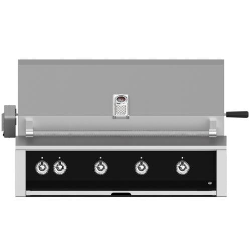 Hestan EMBR42NGBK Grill, Aspire, Built-In, (3) U-Burner, (1) Sear, Rotisserie,