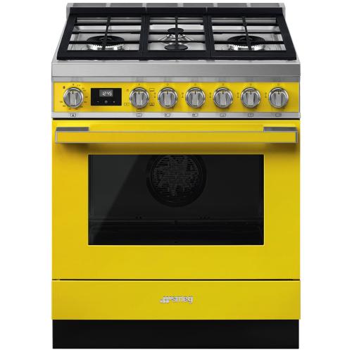 Smeg CPF30UGGYW Gas Range 30-Inch