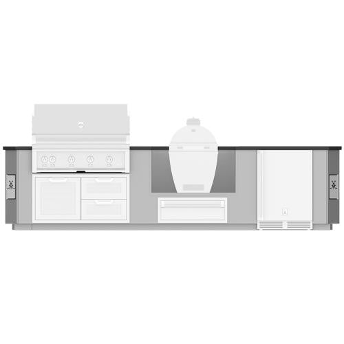Hestan GESK12 Grill, Outdoor Living Suite, Kamado Grill, 12 Foot