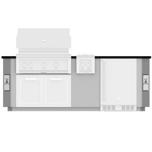 Hestan GES08 Grill, Outdoor Living Suite, 8 Foot