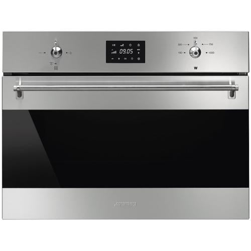 Smeg SFU4300MX Microwave Built In Compact Oven