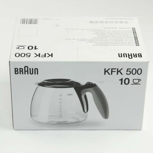 Delonghi Jar Cpl. Kfk 500, Black/Grey - 0X63104704