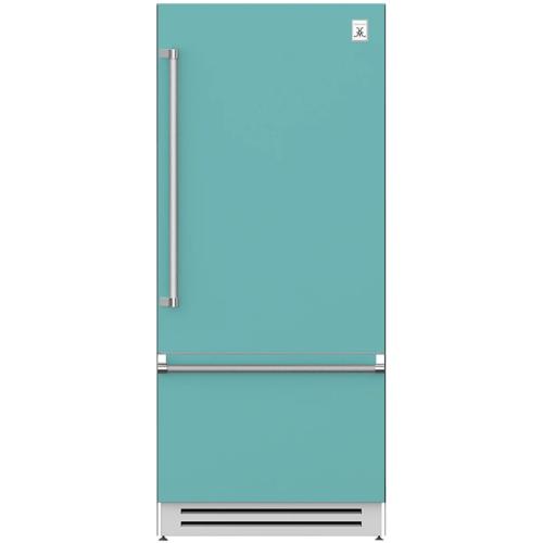 Hestan KRBR36TQ Refrigerator, Bottom Mount, Bottom Compressor, Right Hinged,