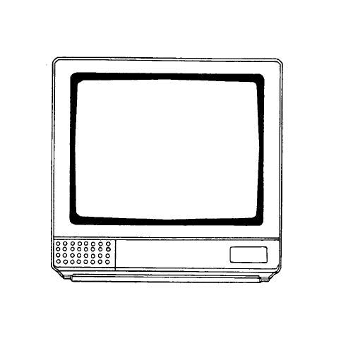Hitachi 13VR3B Crt Color Television
