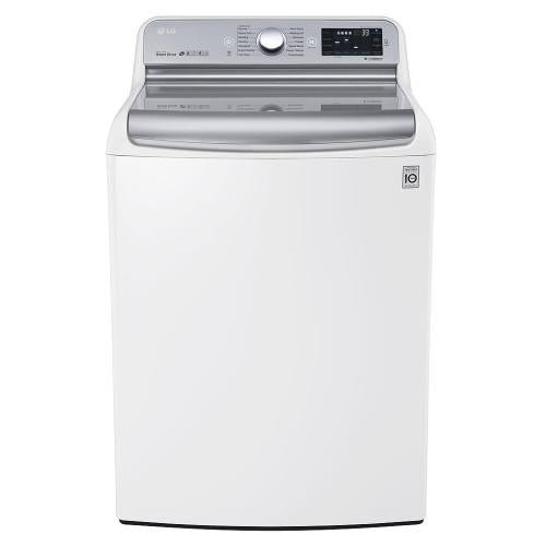LG WT7700HWA 29 Inch 5.7 cu. ft. Top Load Washer with 14 Wash Cycles, 1,050 RPM, Steam, TurboWash Technology, StainCare, Speed Wash, Allergiene Cycle, Sanitary Cycle, Smart Diagnosis and ENERGY STAR Qualification: White