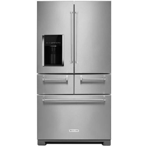 Kitchen Aid KRMF706ESS05 Kitchenaid 25.8 Cu. Ft. Multi-Door Freestanding Refrigerator