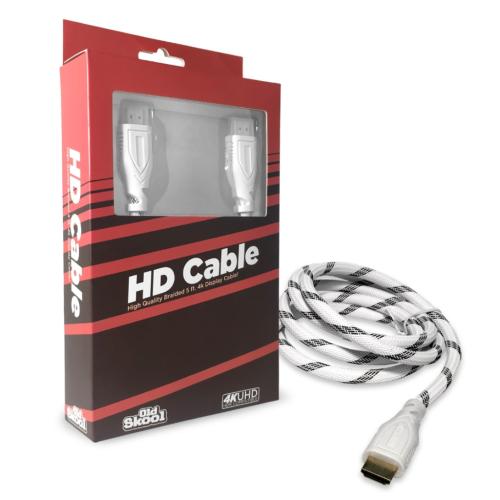 VIDEO GAMING White Hdmi Cable (4K Compatibl - OS-7562