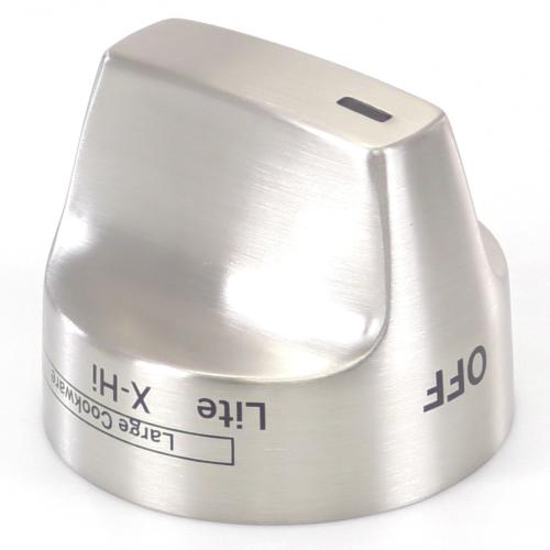 GE Brushed Ss Range Control Knob - WB03X31774