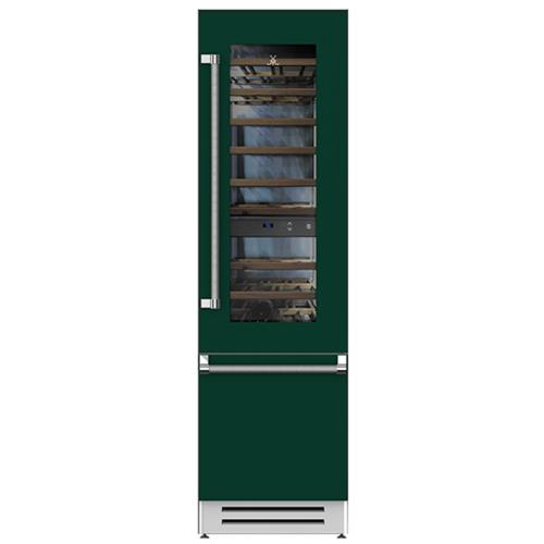 Hestan KRWL24GR Refrigerator With Wine, Left Hinged, 24-Inch - Green