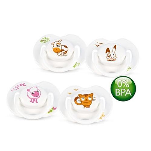 Avent SCF182/23 Avent Classic Pacifiers 0-6M Bpa-Fre